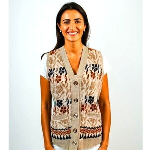 Vintage Lambswool Vest Size Medium